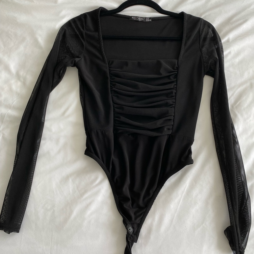 Long Sleeve Mesh Bodysuit